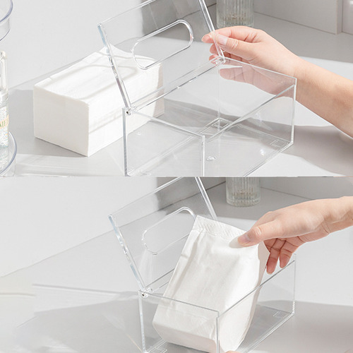Modern Tissue Cover Acrylic Holder