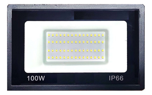 Lote De 10 Reflectores Led 100 Watts Ultradelgado Ip66 100w