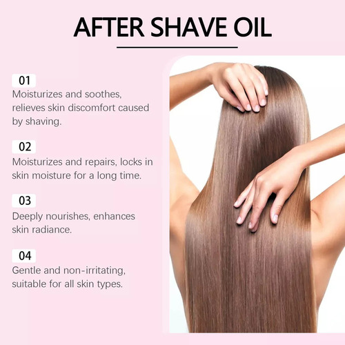 2x Óleo Pós-barba Com Baunilha E Morango Para