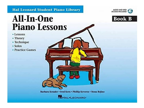 Libro: Clases De Piano Todo En Uno Libro B: Internacional (h