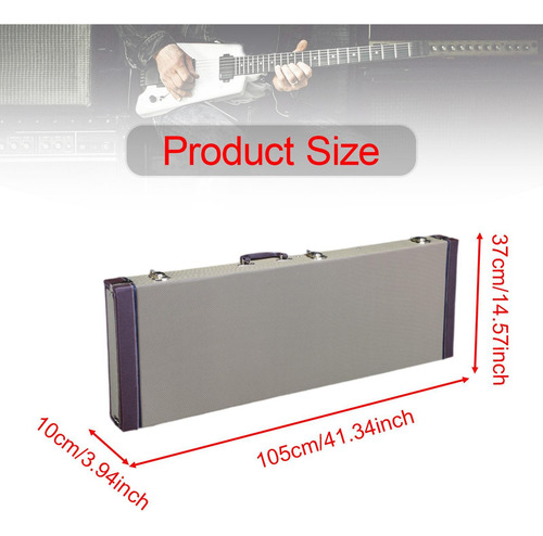 Case De Almacenamiento De Caja Dura De Guitarra Eléctrica