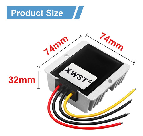 Convertidor De Voltaje Xwst Xwst Dc 12v 24v A 60v 2a 120w