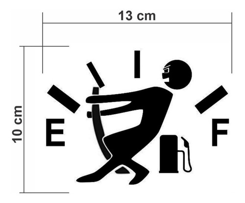 Imagem 2 de 3 de Adesivo Personalizado Para Carro Velocímetro Tanque - Rec-06