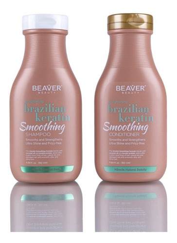 Beaver® Shampoo + Acondicionador Keratina  350ml