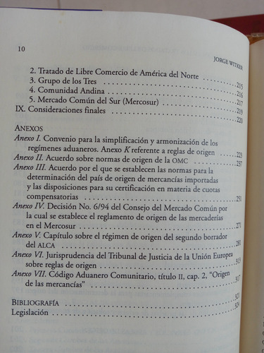 Reglas De Origen En Los Tratados De Libre Comercio