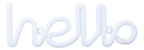 Letrero Led De Neón Con Letras De Saludo Para Decoración De