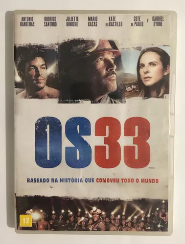 Os 33 (2014) Rodrigo Santoro Antonio Banderas / Filme Dvd