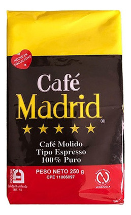 Café Madrid 250g / Paquete De 12 Unidades