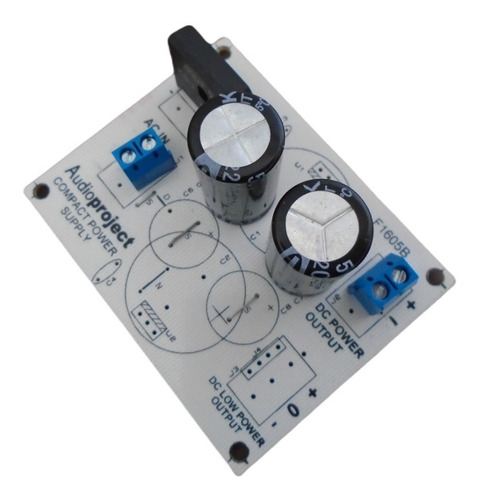 Fuente Simple Para Amplificadores Audioproject - Sin Trafo