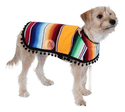 Jorongo Saltillo Perro Mexicano Poncho Artesanal  Talla 4