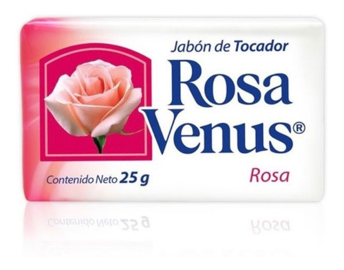 Jabón De Tocador Rosa Venus Rosa 1 Caja Con 240pzs De 25grs