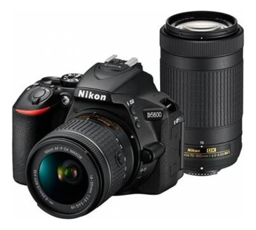 Camara Nikon Réflex Profesional D5600 24mp 18-55 Vr + 70-300
