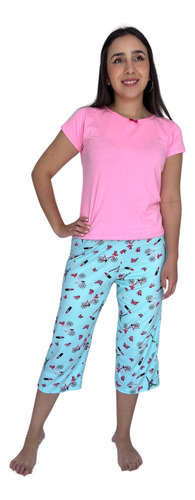 Pijama Capri Camiseta  Chick Mujer Morning