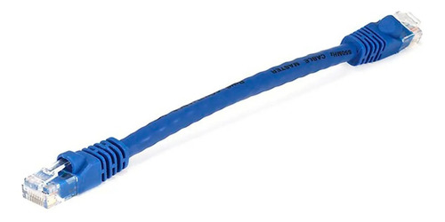 Cable De Red Cat6 550 Mhz, Utp Ethernet,  Azul  15cm