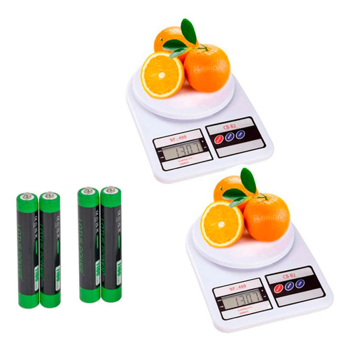 Balanza Gramera Digital Portátil 10kg Pantalla Lcd 2 Set