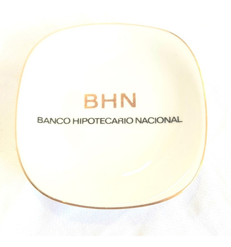 Plato Porcelana Verbano Banco Hipotecario Nacional B4