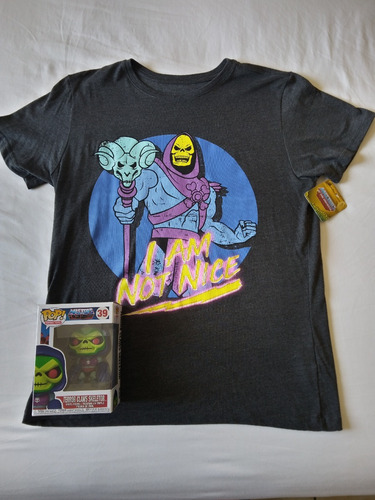 Masters Of The Universe Funko Pop Skeletor + Playera Size M (Usado)