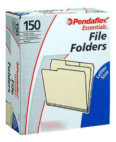 ~? Nuevo Pendaflex Essentials File Folders Letter Size 1/3 C