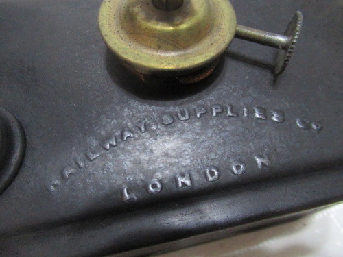 Antiguo Farol De Cola De Tren Railway Adlake London (15157) (Usado)