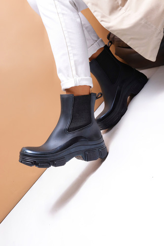 Botas De Lluvia Mujer Urbanas Livianas Cómodas Caña Baja
