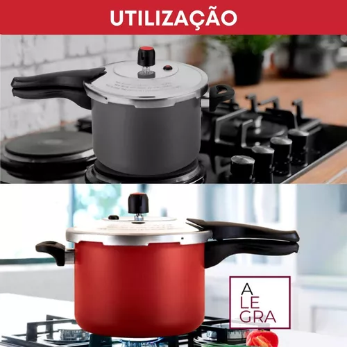 Panela de Pressão Antiaderente 4,5L Continental