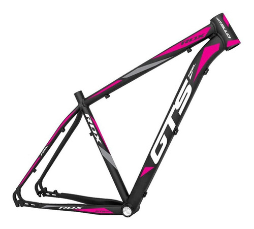 Quadro Bicicleta Aro 29 Alumínio Gts Rdx Freio A Disco Cor Preto/rosa