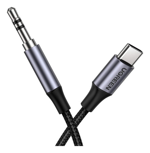 Cable De Audio Usb Tipo C A Jack Plug 3.5mm Trenzado Ugreen