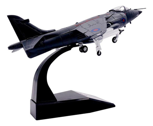 1/72 Escala Die Cast Metal Harrier Jet Fighter Plane
