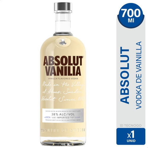 Vodka Absolut Vainilla Vanilia Saborizado - 01mercado