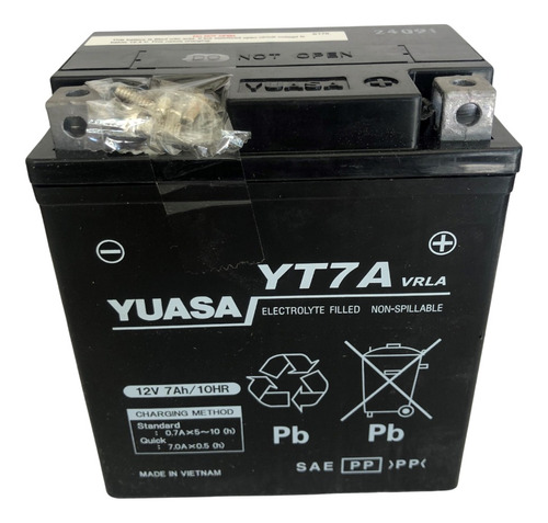 Bateria Gel Sellada Yuasa Ytx7l-bs Para Motos