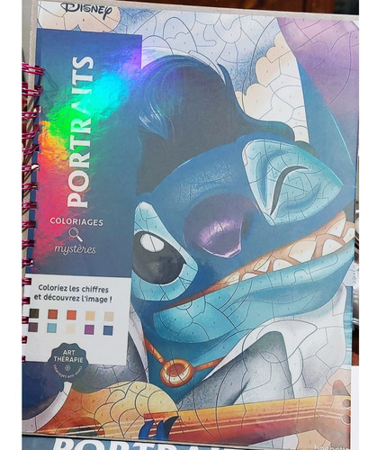 Colorea Descubre El Misterio Portraits Stitch. Con Tapa Dura