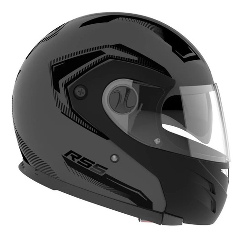 Casco para moto modular Hawk RS5 Vector  gris mate talle XL 