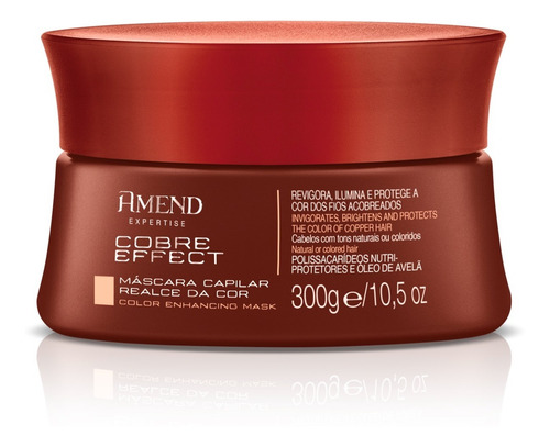 Máscara Capilar Expertise Cobre Effect 300g - Amend