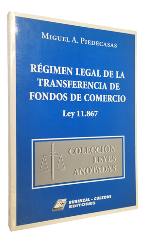 Régimen Legal De La Transferencia De Fondos De Comercio