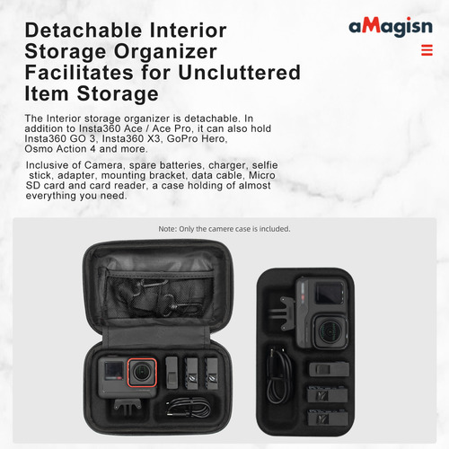Funda Para Cámara, Correas Para Cámara Insta, Compatibles Co