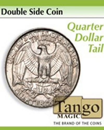 Moneda Doble Dorso Cuarto Dólar Tango Magia / Alberico Magic