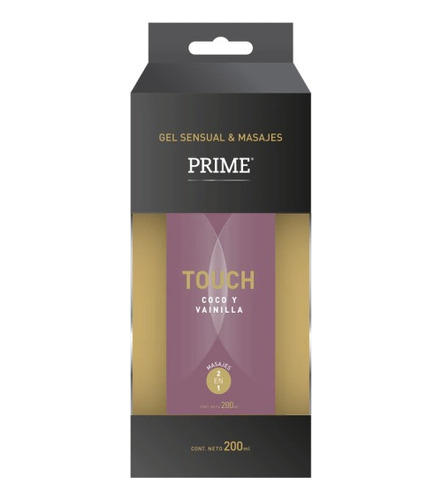 Gel Lubricante Intimo Prime Touch Coco Y Vanilla X 200 Ml