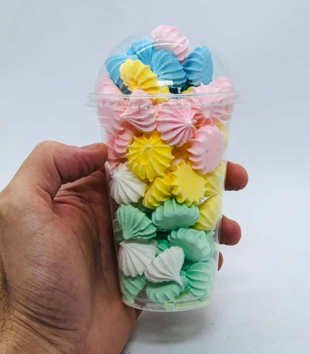 Imagem 2 de 2 de 100 Copo Bolha 300/330 Ml Pp Com Tampa Bolha Com Furo