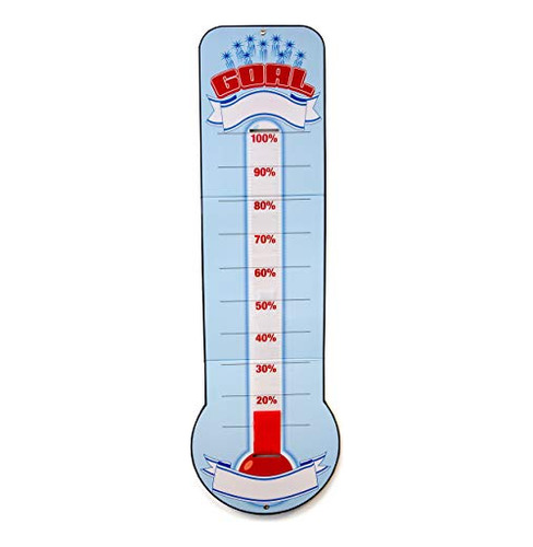 Termómetro De Metas De 48  Para Oficina Y Aula.