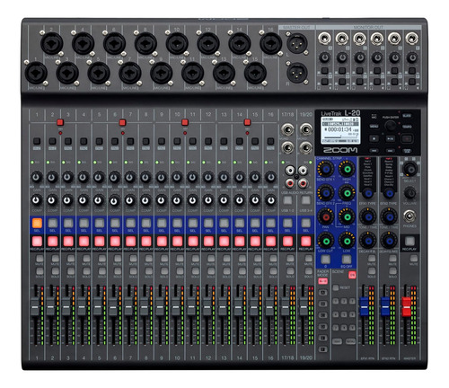 Zoom Livetrak L-20 Mezclador Digital Y Grabadora