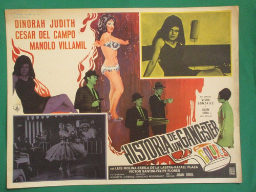 Juan Orol Historia De Un Gangster Original Cartel De Cine 1