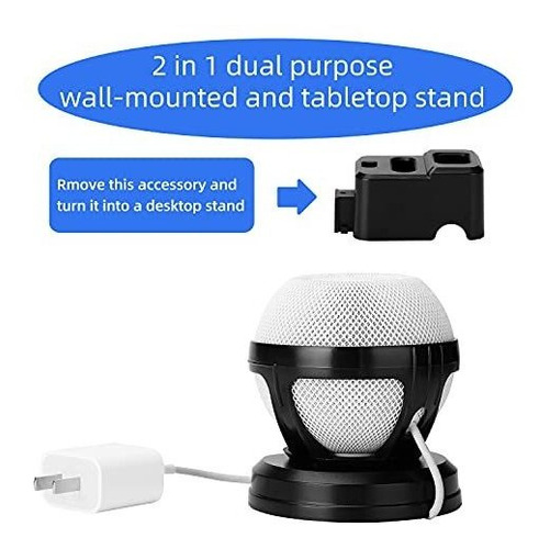 Homepod Mini Asiento Montaje Pared Tipo 2 Solo Soporte