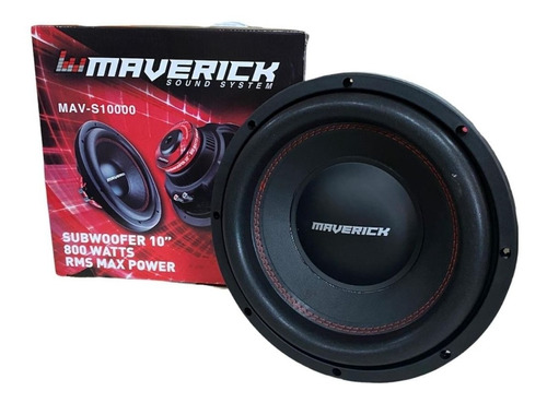 Subwoofer Maverick 10  Doble Bobina 800 Watts Rms Max Power