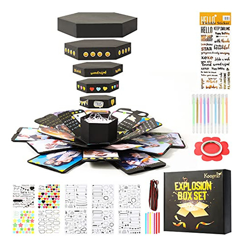 Explosion Gift Box, 18.5x18.5 Inch Creative Surprise Lo...