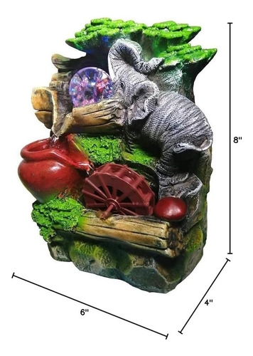 Fuente De Mesa De Interior De Escritorio Rocoso Pequeño En Y