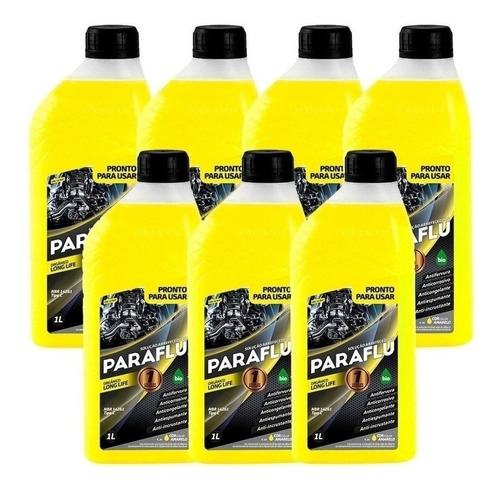 Kit Aditivo Radiador Paraflu Pronto Uso Gol G6 1.6 7l