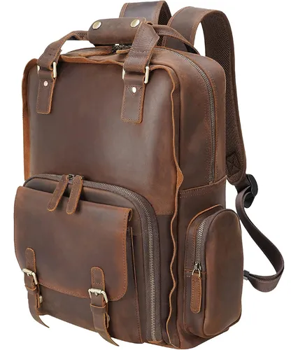 Mochila de cuero vintage new arrivals