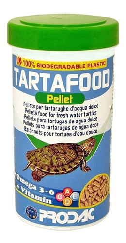 Alimento Prodac Tartafood 75 Gramos Para Tortuga De Agua Dulce Pellet Con Calcio Y Vitaminas