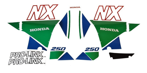 Calcos Honda Nx250 Kit Grafica Para Cachas