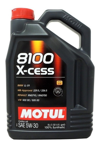 Óleo de motor Motul sintético 5W-30 para carros, picapes e suvs